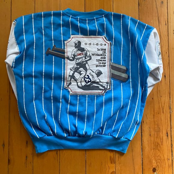 * RARE * Vintage Adidas Brunswick Blue Hawks - Picture 8 of 8